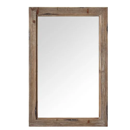 Vero wooden frame bathroom mirror - Image 3