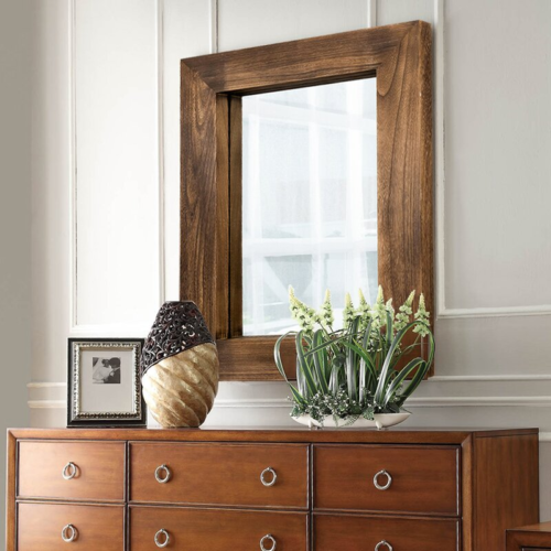 0004153 silvia wooden hanging mirror