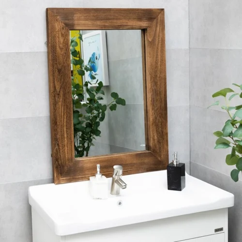 0004155 silvia wooden hanging mirror