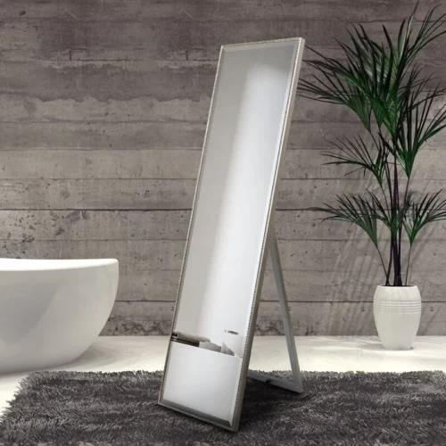 0004212 golbahar modern contemporary beveled cheval mirror