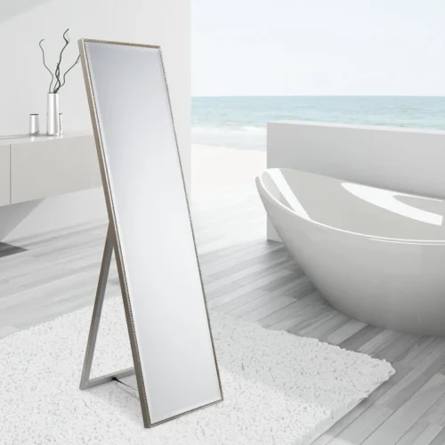 0004213 golbahar modern contemporary beveled cheval mirror