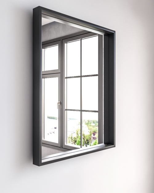 Biri illuminated mirror unit with storage - Image 2