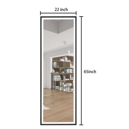 Halvron Illuminated Mirror Tall Mirror Stand - Image 3