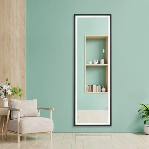 Halvron Illuminated Mirror Tall Mirror Stand - Image 7