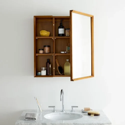 Oscar Mirrors with Stylish Wooden Storage Units - Image 5