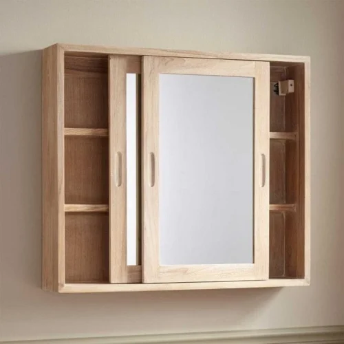 Amber mirror with internal storage units - Image 3
