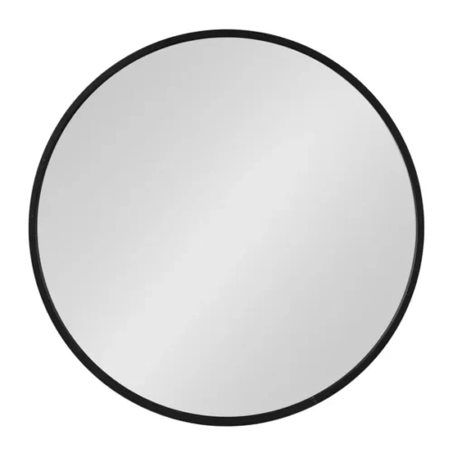 Round black wall mirror - Image 5