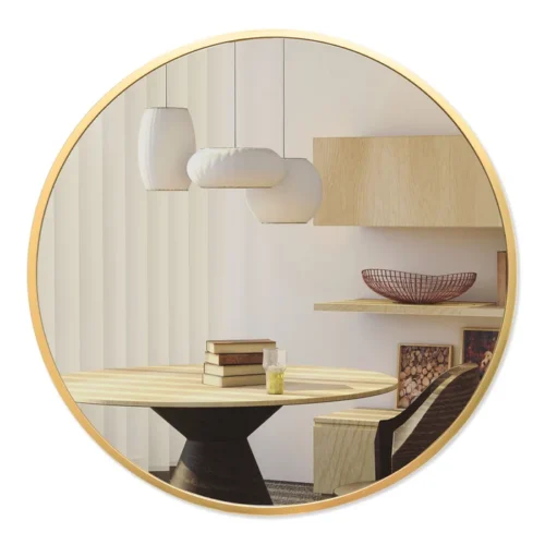 Corina Round Hanging Wall Mirror - Image 6