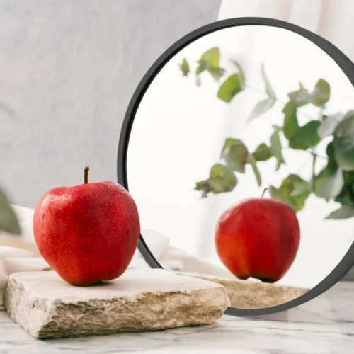 Corina Round Hanging Wall Mirror - Image 8