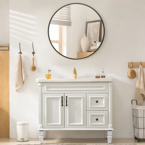 Corina Round Hanging Wall Mirror - Image 9
