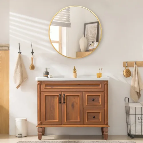 Corina Round Hanging Wall Mirror - Image 11