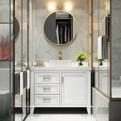 Corina Round Hanging Wall Mirror - Image 13