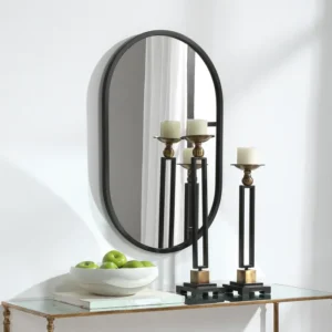 Asja Black Frame Wall Mirror - Image 8