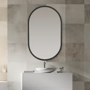 Asja Black Frame Wall Mirror - Image 9
