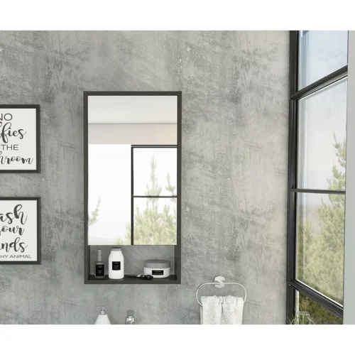 Talis modern bathroom mirror with cabinet - Image 10