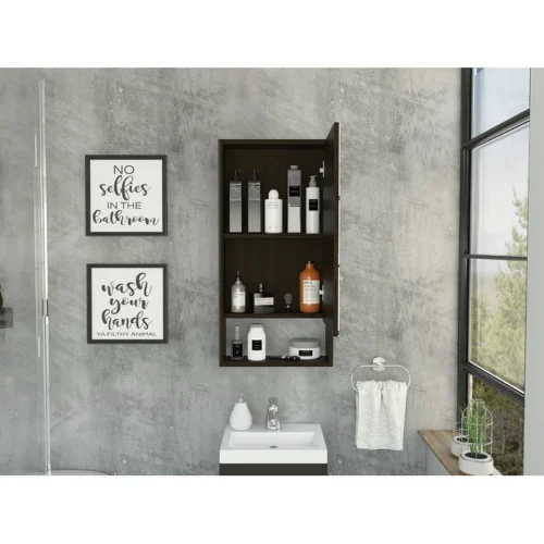 Talis modern bathroom mirror with cabinet - Image 11