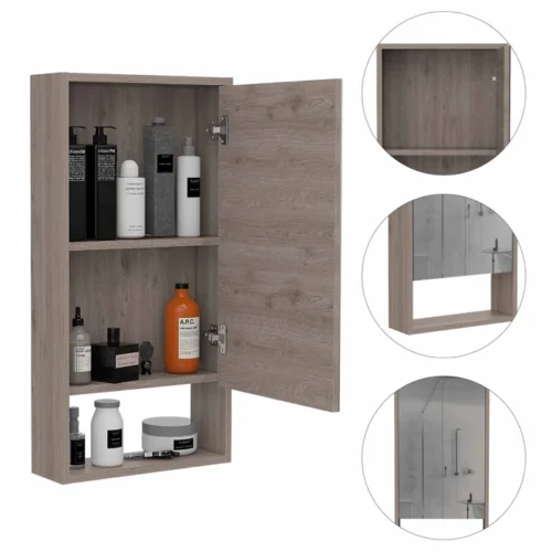 Talis modern bathroom mirror with cabinet - Image 15