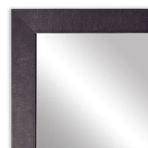 Tiba rectangular wall mirror with brown frame - Image 5