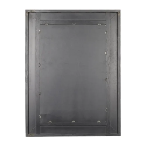 Aram Rectangular Wall Mirror - Natural Brown Wood Frame - Image 8