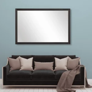 Slav Rectangular Wall Mirror Black Frame - Image 5