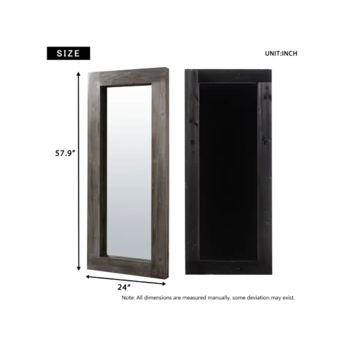 0005936 vanta rustic wood full length mirror