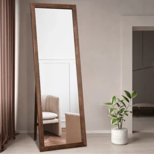 Terrain Full Length Mirror with Wood Frame