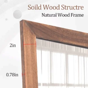 Terrain Full Length Mirror with Wood Frame - Image 6