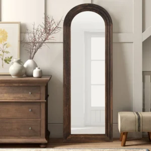 Guernsey Full Length Stand Mirror with Wood Frame
