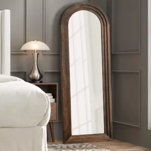 Guernsey Full Length Stand Mirror with Wood Frame - Image 3