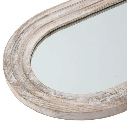 Guernsey Full Length Stand Mirror with Wood Frame - Image 10