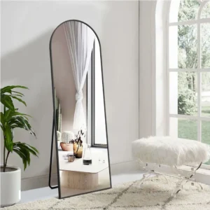 Adomi Full Length Mirror with Wooden Frame