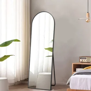 Adomi Full Length Mirror with Wooden Frame - Image 3