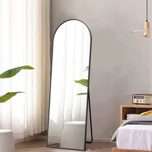 Adomi Full Length Mirror with Wooden Frame - Image 3