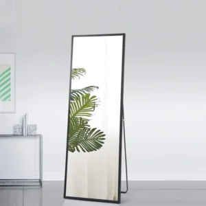 Metallia Full Length Stand Mirror with Metal Frame