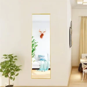 Metallia Full Length Stand Mirror with Metal Frame - Image 4