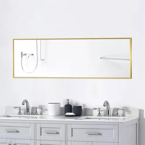 Metallia Full Length Stand Mirror with Metal Frame - Image 5