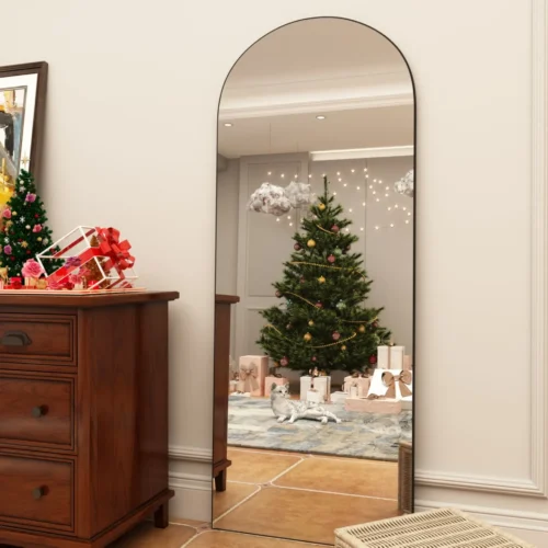 Arca Full Length Stand Mirror with Arched Frame - Image 3