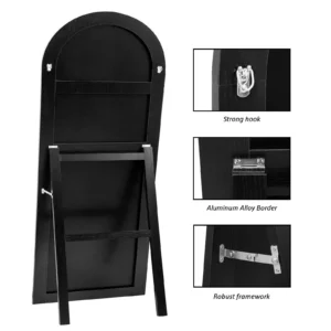 Arca Full Length Stand Mirror with Arched Frame - Image 9