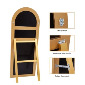 Arca Full Length Stand Mirror with Arched Frame - Image 20