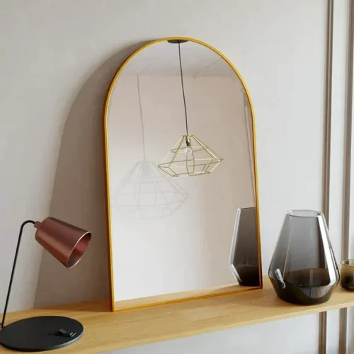 Tacta Wall Mounted Bathroom Mirror with Metal Frame - Image 9