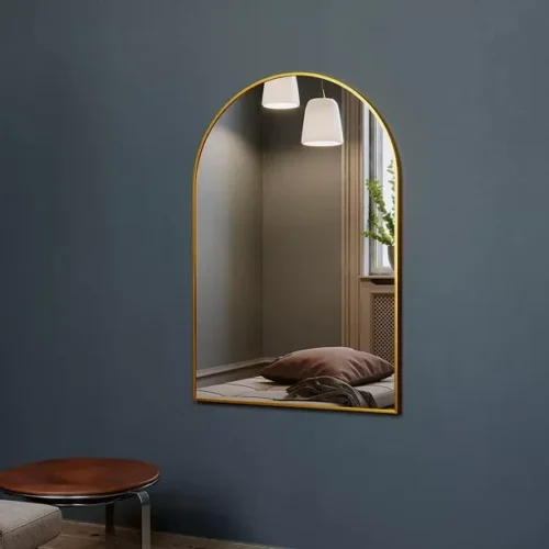 Tacta Wall Mounted Bathroom Mirror with Metal Frame - Image 10