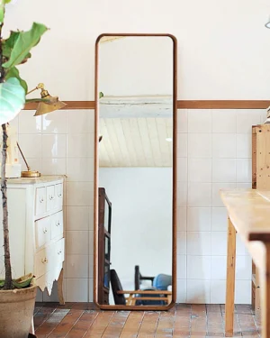 Zadi Full Length Mirror with Wooden Frame