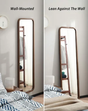 Zadi Full Length Mirror with Wooden Frame - Image 3