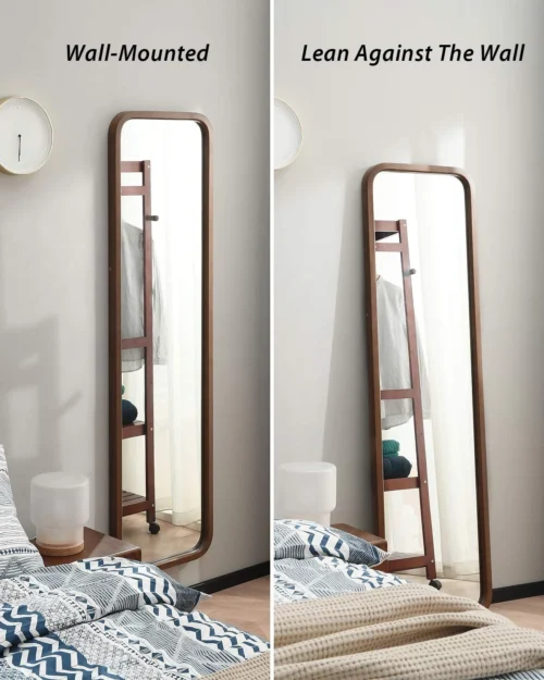 Zadi Full Length Mirror with Wooden Frame - Image 3