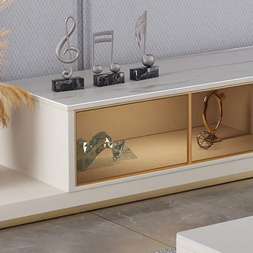 0000475 enigma modern extendable tv stand with light