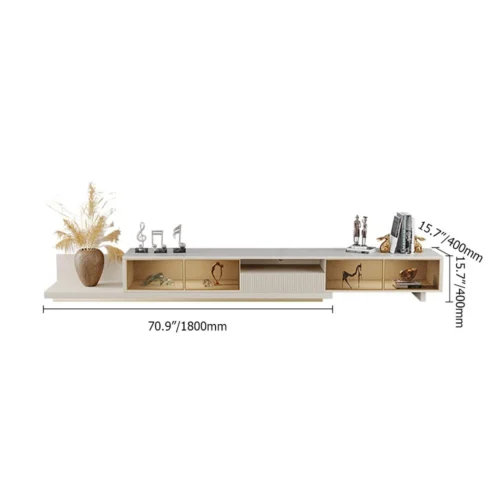 0000477 enigma modern extendable tv stand with light
