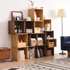 Tic-Tac Wooden Cube Storage Box - Image 3