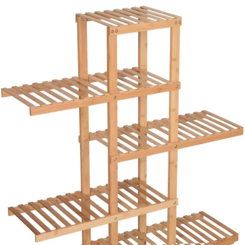 Edolas 6-Shelf Bamboo Shelving Unit - Image 8