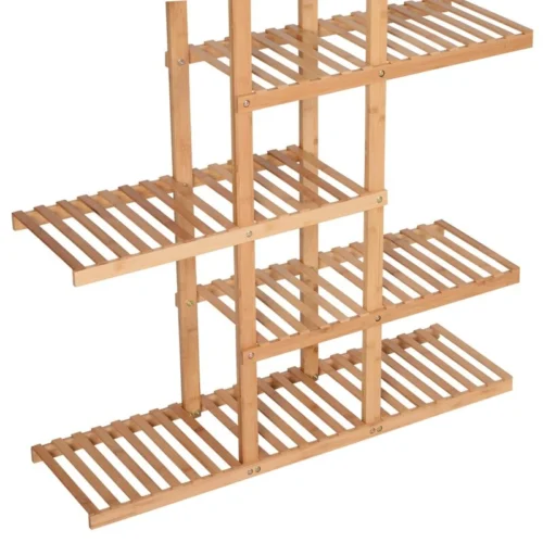 Edolas 6-Shelf Bamboo Shelving Unit - Image 9