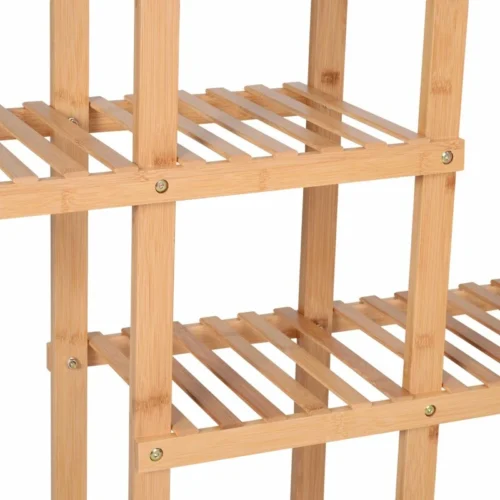 Edolas 6-Shelf Bamboo Shelving Unit - Image 10
